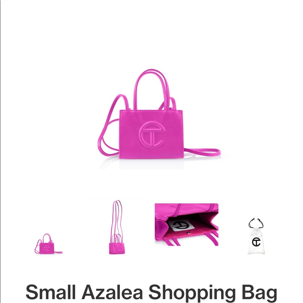 Telfar Small Shopping Bag in Azalea